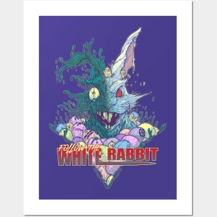 WEIRDO - Follow The White Rabbit - Nightmare - Purple Posters and Art